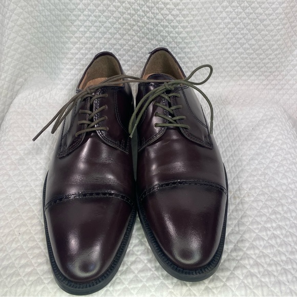 Joseph Abboud 61-91109 Men's Brown Cap Toe Oxfords Size 8.5 - Picture 1 of 9